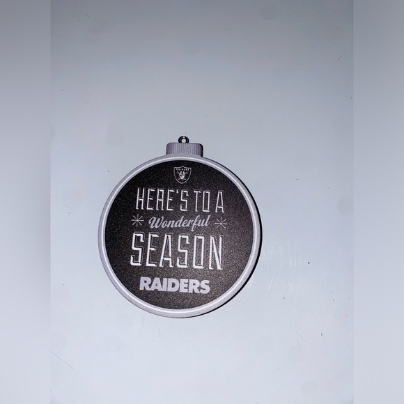 FOCO NFL Oakland Raiders Mini Gnome Ornament & Raiders 3D Stadium Ornament - Picture 5 of 14